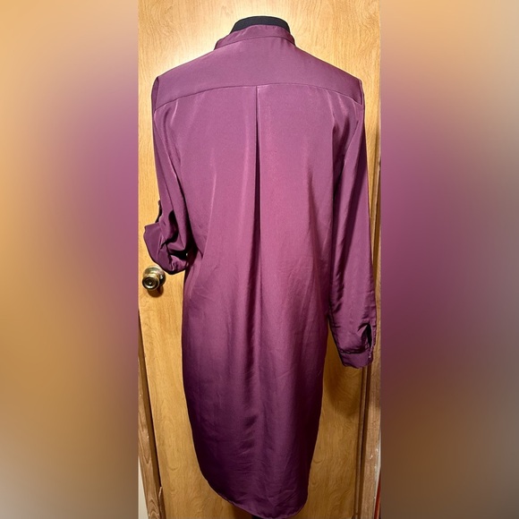 Calvin Klein purple eggplant color pull over dress size 10 - Picture 4 of 6